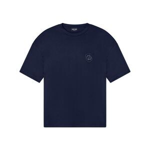 GIORGIO ARMANI Embellished Logo T-Shirt Men BLUE T-Shirts